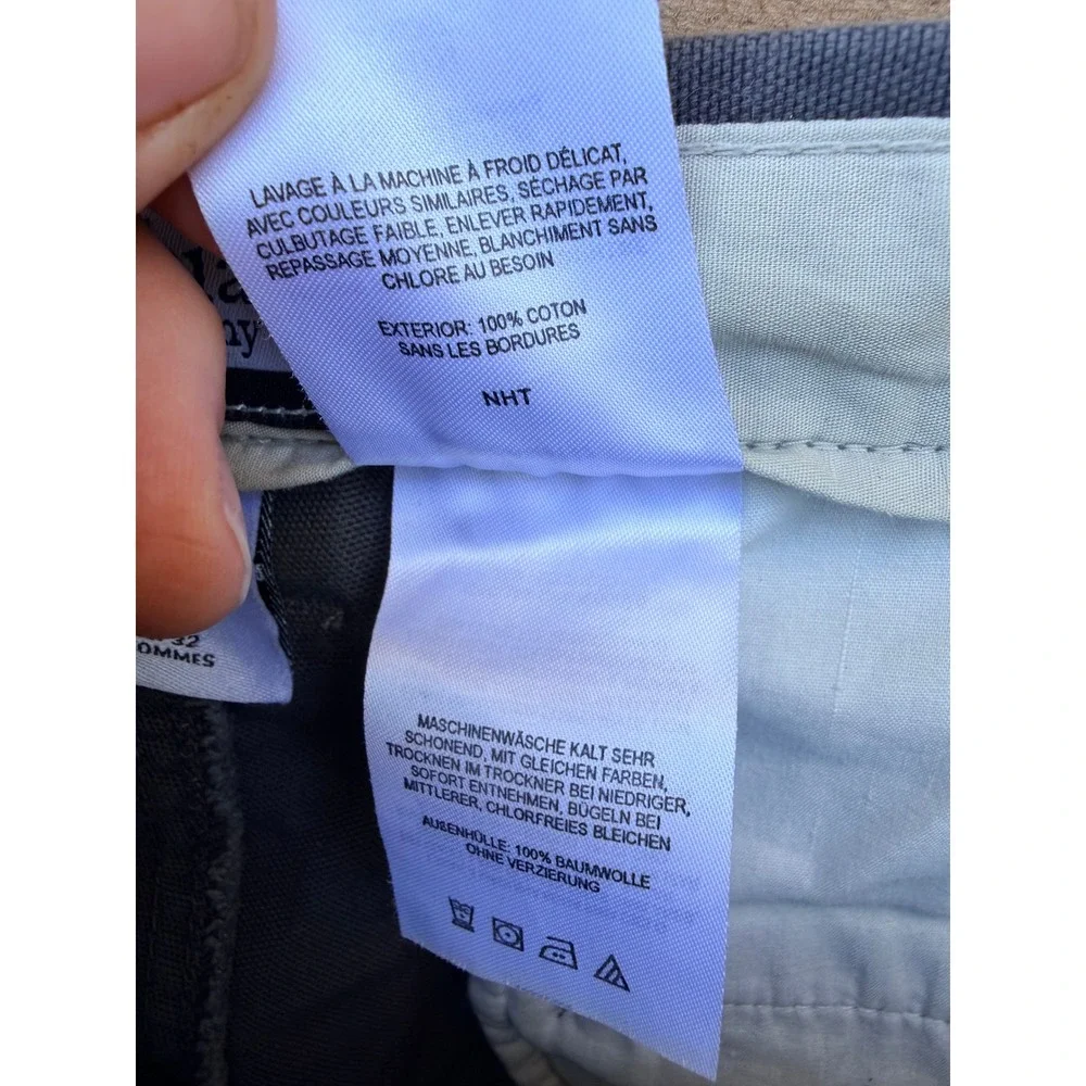 Columbia Mens Rugged Outdoor Canvas Pants 40x32 Shark Grey AM8142-326 NWT